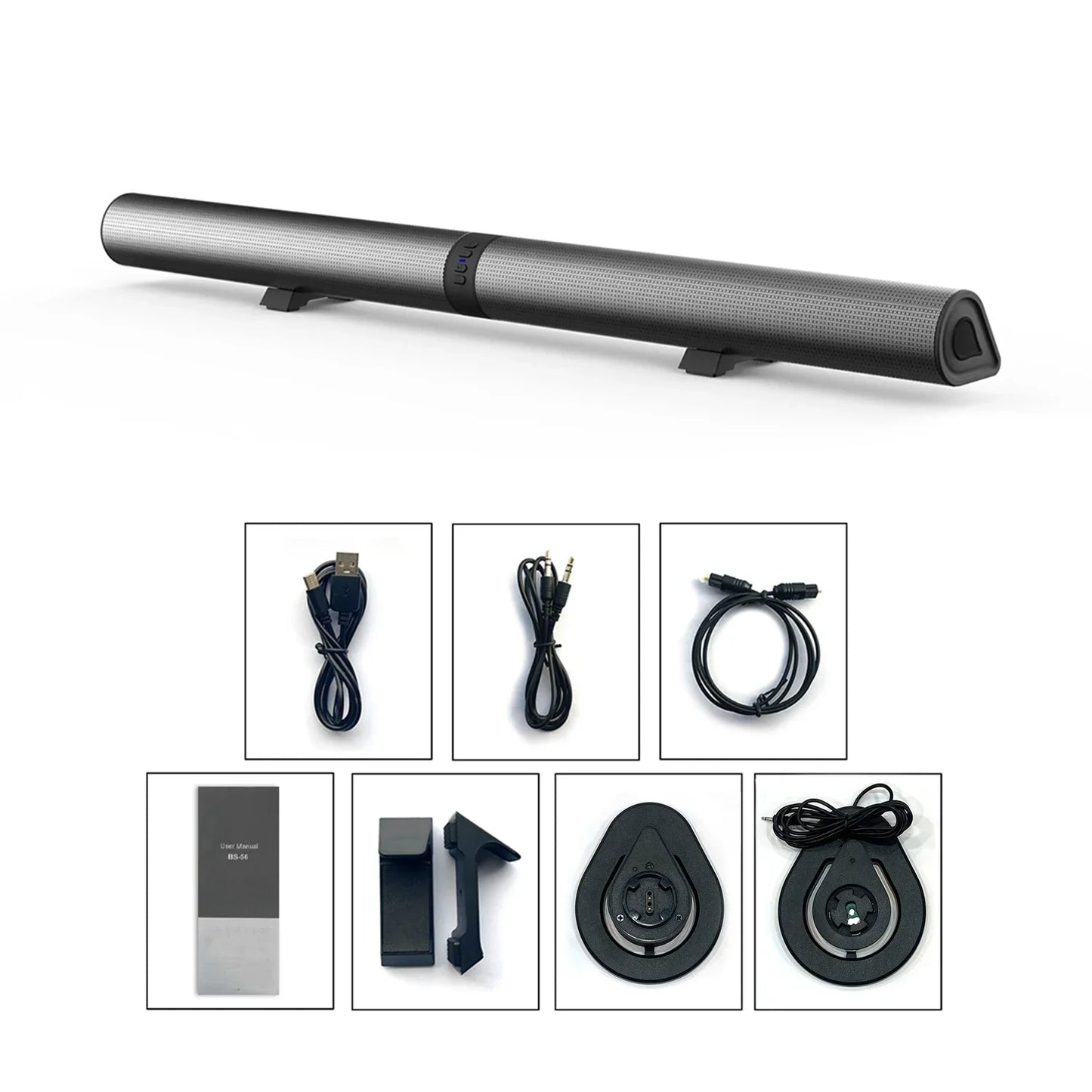 Home Theater Bluetooth Speaker HDMI/AUX/BT/OPT Connection Sound box with 2-in-1 Detachable  Sound System FM Radio TV Sound bar