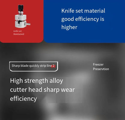 Manual Wire Stripping Made Easy - Powered Wire Stripper Machine, Copper Wire Stripper, Drill Wire Stripper, Electric Wire Stripp