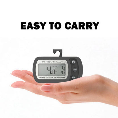 LCD Display Magnetic Refrigeration Refrigerator Hanging Freezer Thermometer Kitchen Tool Fridge Temperature Meter