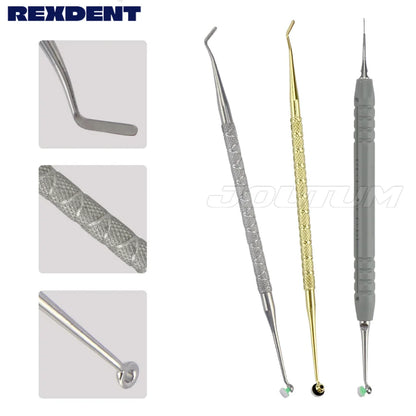 Teeth Whitening Resin Filling kit Molding Tools Light Cure Resin Filling Spatula Mixing Handle and Foam Pads Kit
