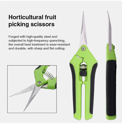 1 Set, Garden Scissors, Garden Pruning Shears, Non-slip Labor-saving Flower Branch Branch Shears, Fruit And Vegetable Shears, Fr