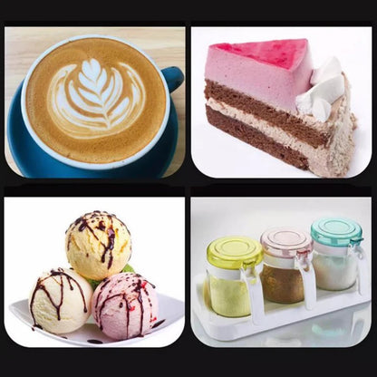 304 Stainless Steel Flavoring Spoon Salt Spoon Coffee Stirring Spoon Cute Dessert Spoon Mini Ice Cream Spoon