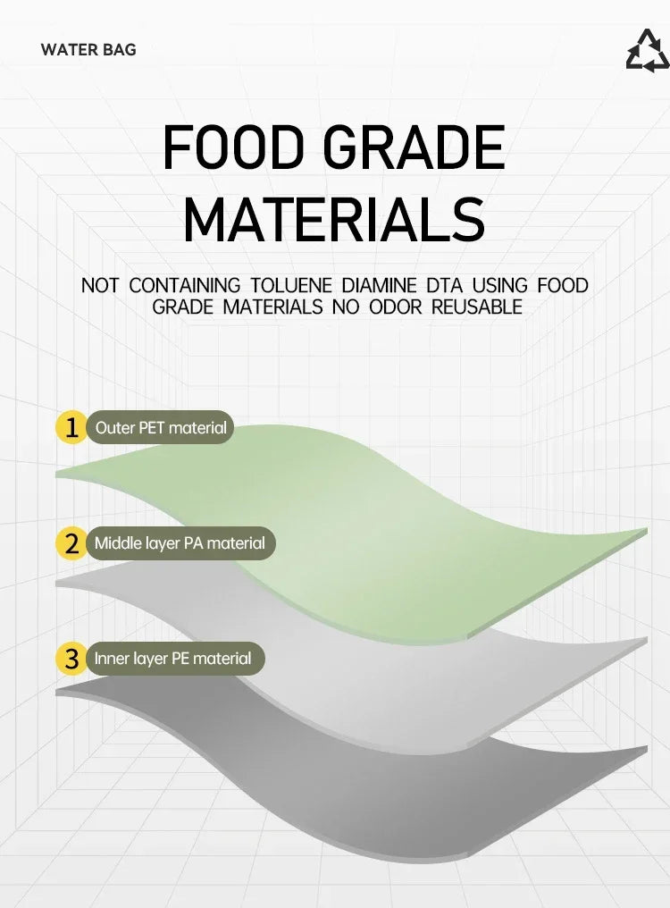 Outdoor 7.5L Water Bag with Faucet Foldable Portable Water Bag Camping Hiking Fishing Large-capacity Water Bottle