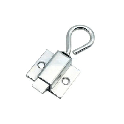 Window Gate Security Pull Ring Spring Bounce Door Bolt Anti-theft  Latch Lock Carbon Steel Retractable Hasp Industrial Hardware