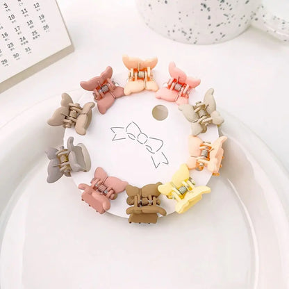 Hair Accessories Mini Hair Claw Frosting Barrettes Flower Mini Hair Claw Hair Ornaments Hair Clip Star Hair Crab Clip Children