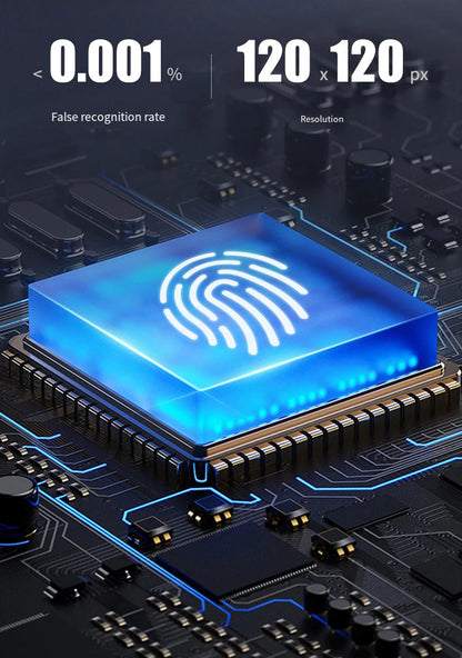 Fingerprint Padlock Locker Lock Smart Pad Lock Waterproof Small Portable Padlock with USB Charging for Locker   Luggage Suitcas