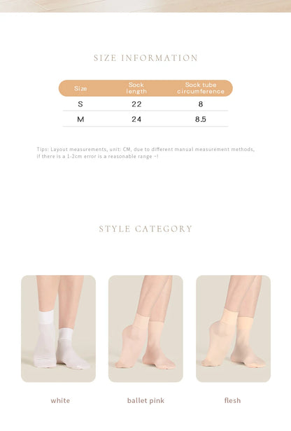 Girls Women Professional Ballet Socks Modern Dance Socks Dance Pilates Yoga Socks Stockings Kids Boys Breathable Dance Socks