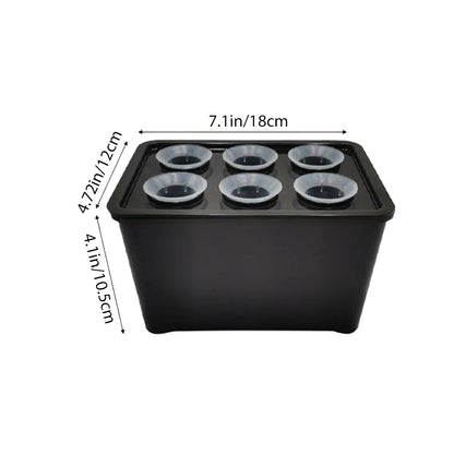 Plant Grower Box Indoor Hydroponic Boxes Nursery Pots Set with Seedling Cups for Plants Herb Garden Planting Container