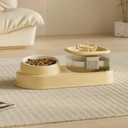 2 In 1 Pets Water Fountain Auto Filter USB Electric Mute Cat Drinker Bowl Pet Feeder Recirculate Filtring Drinker For Cats Water