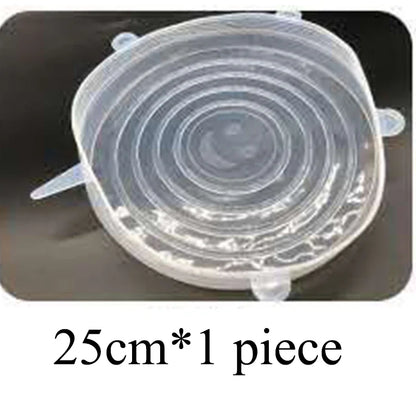 16 Sizes Silicone Stretch Lids Universal Lid Silicone Bowl Pot Lid Silicone Cover Pan Cooking Food Fresh Cover Microwave Cover