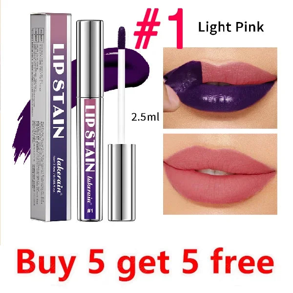 Peel Off Lip Stain Reveal Long Lasting Waterproof Pink Lip Tint Transfer Proof Non-stick Cup Natural Lip Stain Women's Cosmetics