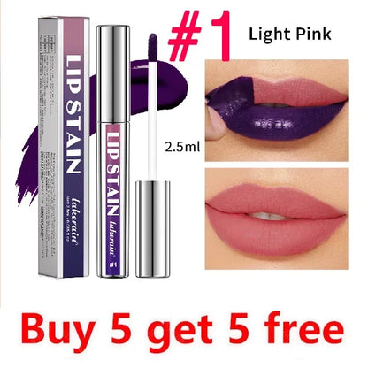 Peel Off Lip Stain Reveal Long Lasting Waterproof Pink Lip Tint Transfer Proof Non-stick Cup Natural Lip Stain Women's Cosmetics