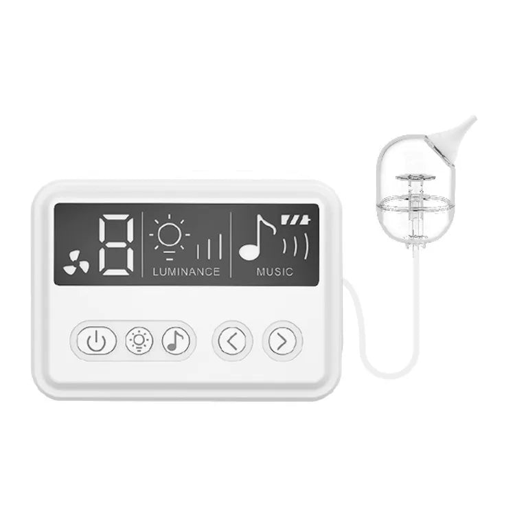Baby Nasal Aspirator Electric Nose Cleaner with Built-In Music & Night Light Rechargeable Nose Booger Sucker for Infants Babies