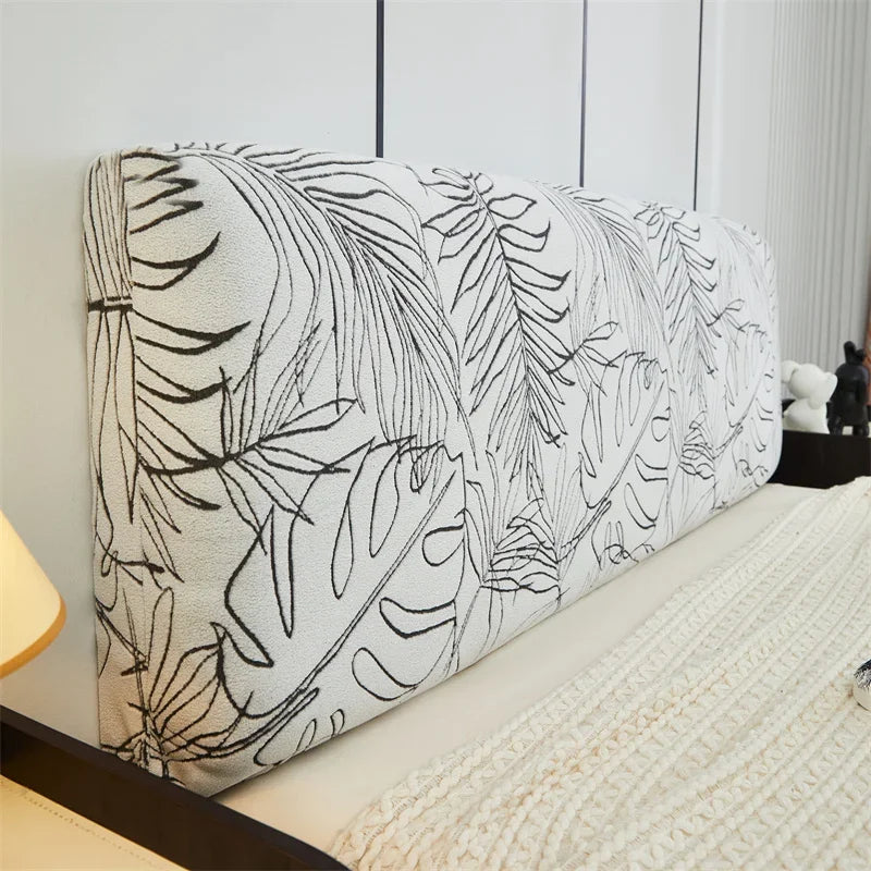 Headboard Bedhead Cover Dust Cover Double Bed Covers Durable Bed Back Protection Elastic All-inclusive Bedhead Cover Home Decor