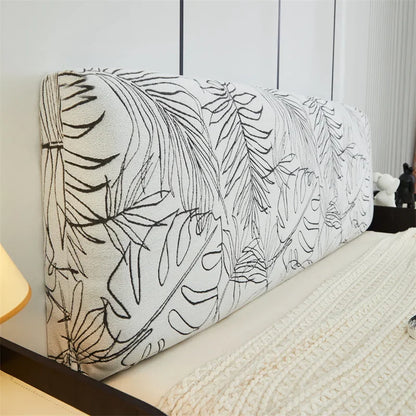 Headboard Bedhead Cover Dust Cover Double Bed Covers Durable Bed Back Protection Elastic All-inclusive Bedhead Cover Home Decor