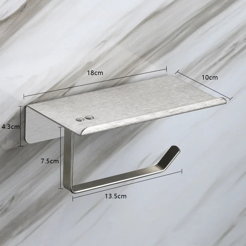 Stainless steel tissue holder for bathroom accessories