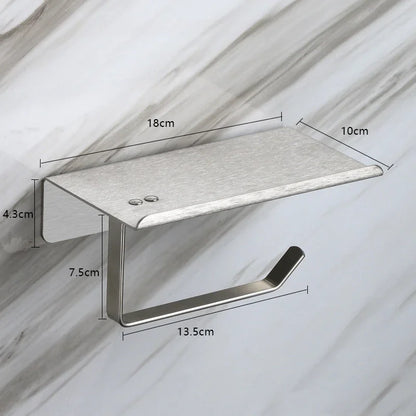 Stainless steel tissue holder for bathroom accessories