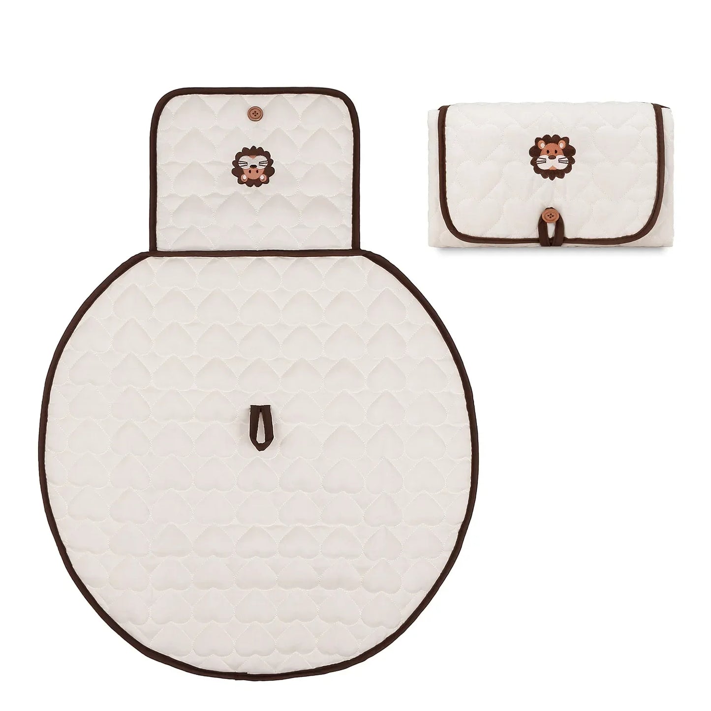 Baby Foldable Diaper Changer Baby Changing Mat Waterproof Changing Pad Portable Diaper Bag Newborn Bedding Supplies Storage Bags