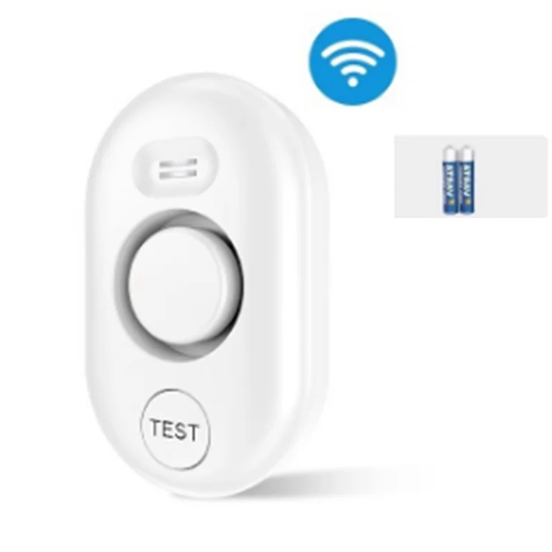 A69ehome Smart Water Leak Detector Sensor Alarm: Overflow Monitoring System For Water Flooding