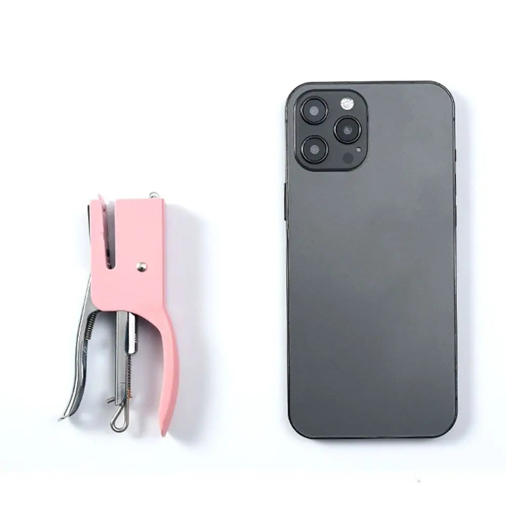 Hand Pliers School Office Supplies Paper Fixing Hand-Held Stapler School Supplies Paper Binder Set Office Binding Tools