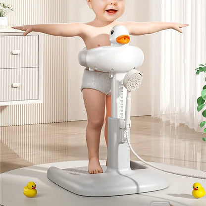 Baby Bath Stand Adjustable  Infant Bath Seat Bath Shower Standing Support Children's Bath Device Bath Stand For Home Babies Use