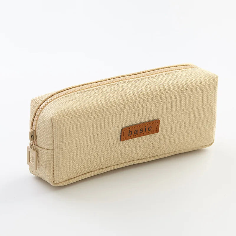 Pencil Case School Supplies Large Capacity Pencil Pouch Estuches Basic Pen Case Trousse Scolaire Kawaii Stationery Pencilcase