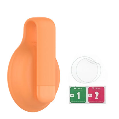 Silicone Steel Clip Compatible with Apple AirTag - Protective Silicone Clip for Tracker Protect Keychain Silicone Cover