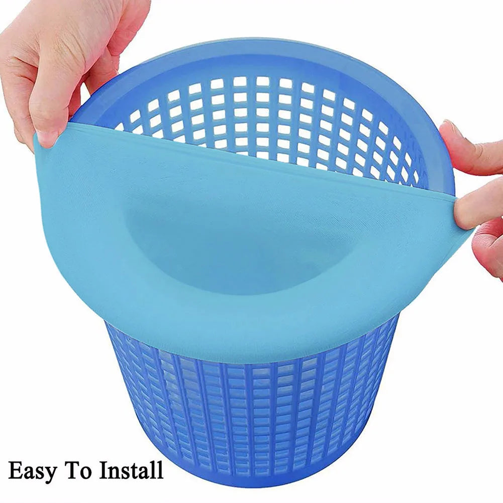Pool Skimmer Socks Pool Cleaning Reusable Savers Nylon Mesh for Filters Baskets Skimmers Swimming Pool Accessories