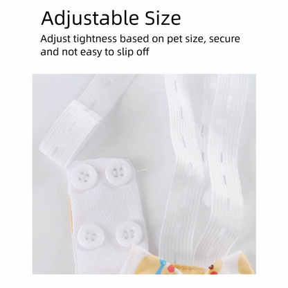 Cute Pet Duck Diaper Reusable Adjustable Goose Breast Strap Wearable Reduce Odor Chicken Diapers Poultry Supplies