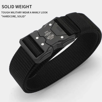 High Quality Men Belt Outdoor Work Training Belt Woven Belt Canvas Multi Function Belt Denim Belt