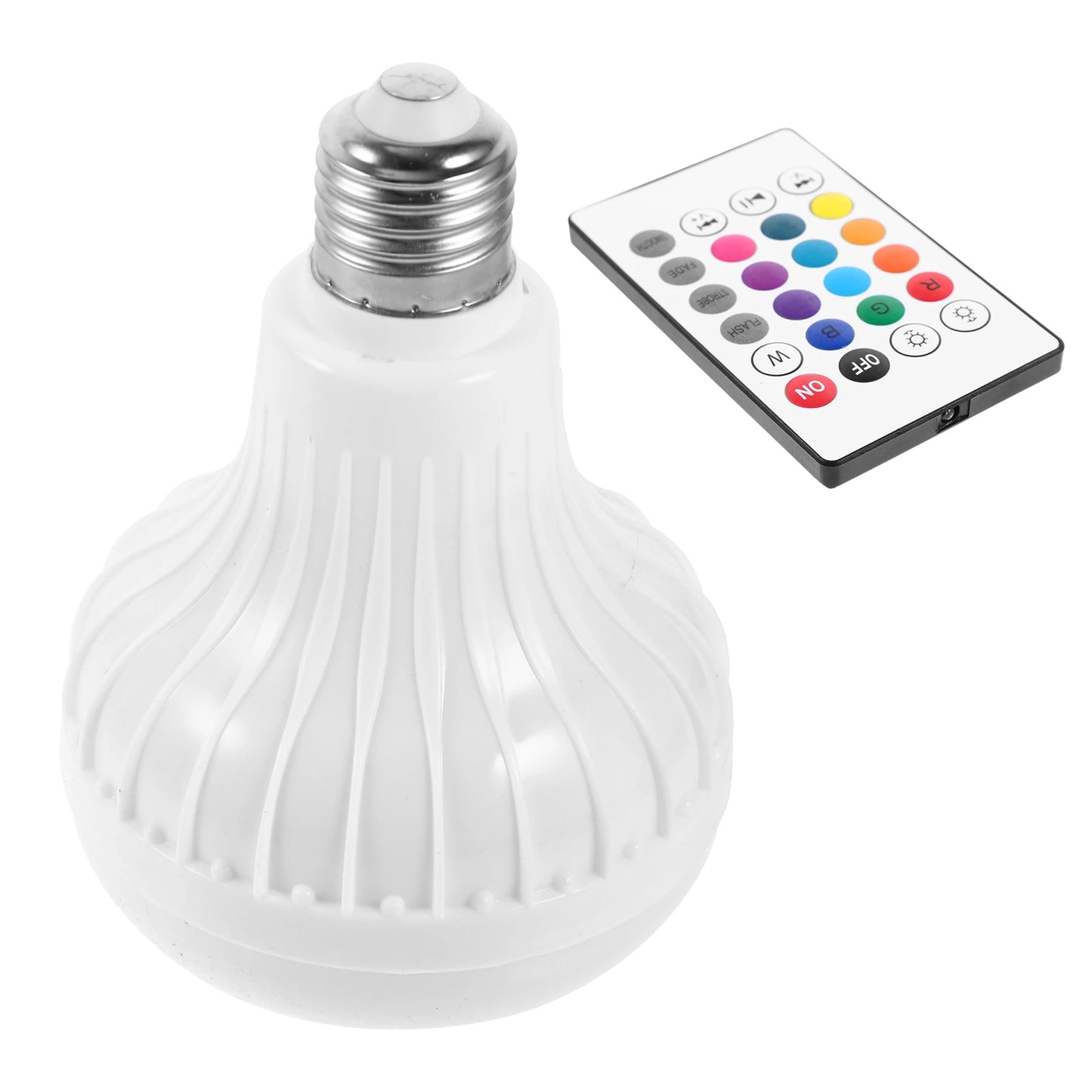 Music Bulb LED Light Bulb Smart Speaker Multicolored Lamp 13 5x9 5x9 5cm Dimmable Colors Remote Control Phone Tablet
