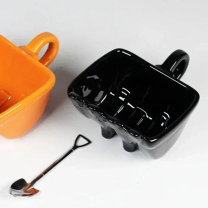 Funny Mugs Excavator Bucket Model Coffee Mugs Creative For Dessert Mug Cups For Coffee Best Gift Cake Cup