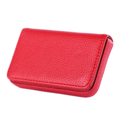 Solid Color PU Leather Business Card Holder Name Card Holder Card Book Large Capacity Card Package Card Holder Card Organizers