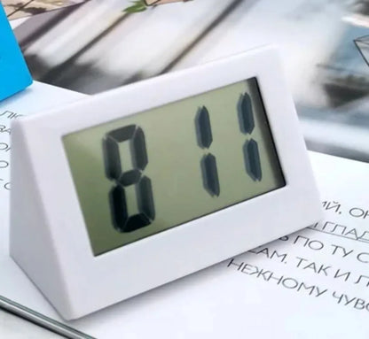 Mini Clock Simple Electronic Clock Bedside Clock Car Clock Student Clock Portable Desk Clock Digital Clock with Date
