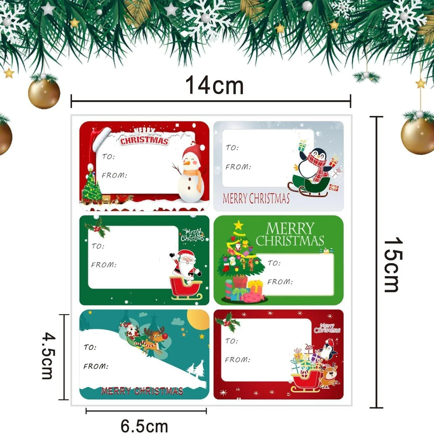 Christmas gift cartoon cute 6 HB pencil set with eraser box office cultural and educational supplies