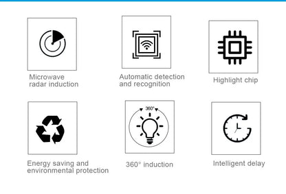 Radar Sensor LED Bulb E27 Motion Sensor Light Bulbs Smart LED Lamp Energy Saving Bombillas For Porch Stair Hallway Garage Lights