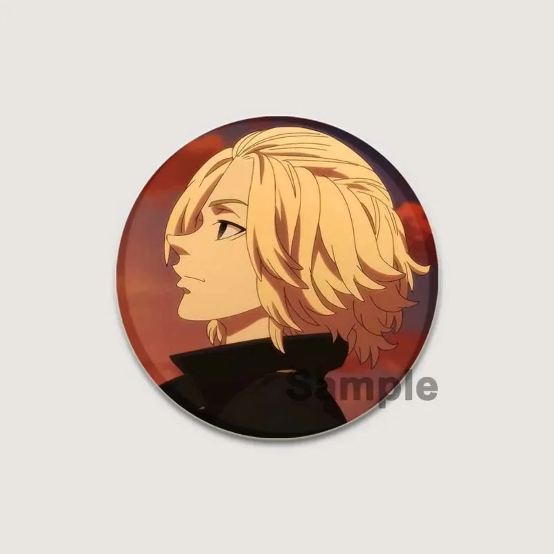 Fashion Accessories Anime Tokyo Revengers Brooches Backpack Clothes Accessories Decor Lapel Pin Badge for Fan's Collection Gift