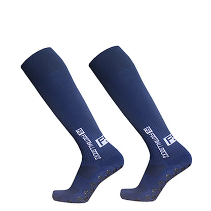New Long FS soccer Socks Men Women Sports Round Silicone Non-Slip Grip Football Socks