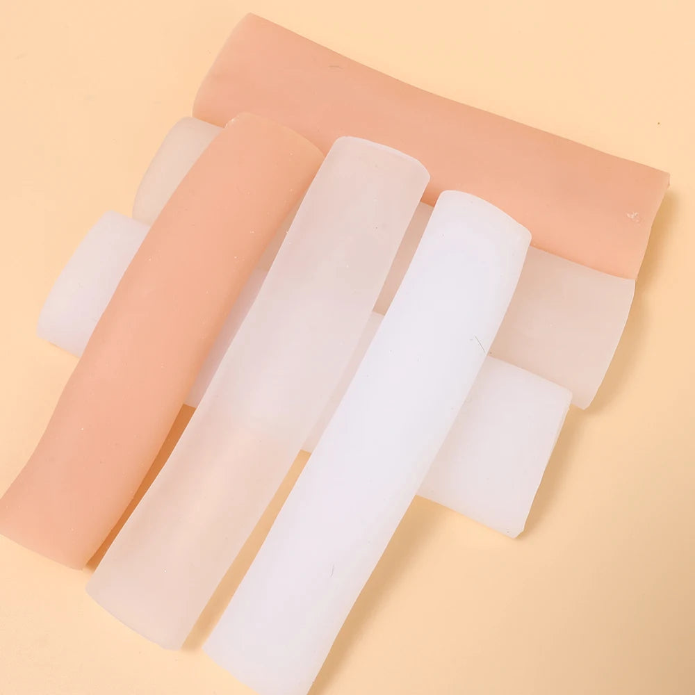 Silicone Toe Protector Cover Anti-Friction Foot Care Tool Fibre Finger Separator Spacer Tube Pain Relief Wear Pads Care Pedicure