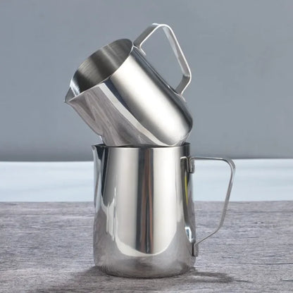 150-600ML Coffee Milk Frothing Jug Latte Art Milk Frother Pitcher Stainless Steel Measurement Jug Milk Pot Coffee Accessories