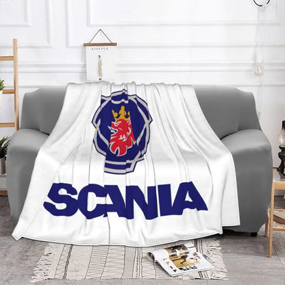 Sweden Saabs Scanias Blankets Fleece Winter Portable Lightweight Thin Throw Blanket for Bedding Travel Bedspread