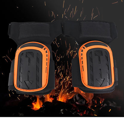 Knee Pads Heavy Duty Gel Knee Pads Professional Gel Cushion Knee Pads for Flooring, Gardening, Fits Men and Women, Orange Black