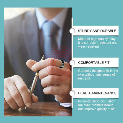 Prostate Ring Soothes And Improves Circulation, Enhances Function And Promotes Health. Health Ring