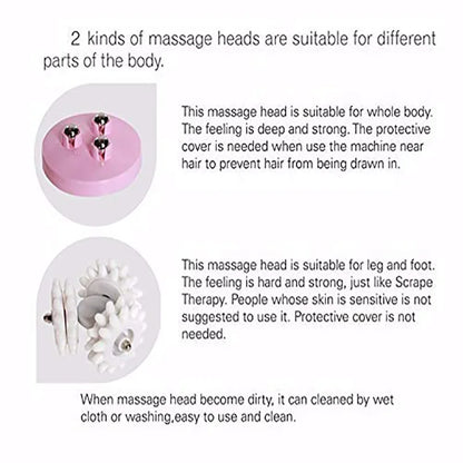 3D Roller Device Weight Loss Fat Remove Roller Massage Anti-Cellulite Massager Infrared Electric Body Slimming&Relaxing Muscle