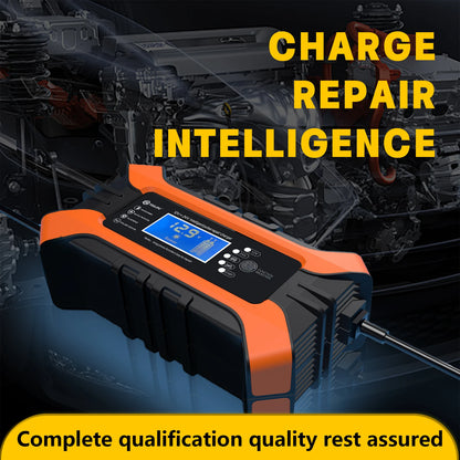 Car Battery Charger 12V 10A 24V 5A Automotive Digital Display Detection Pulse Repair Car Chargers Motorcycle Car Accesorries
