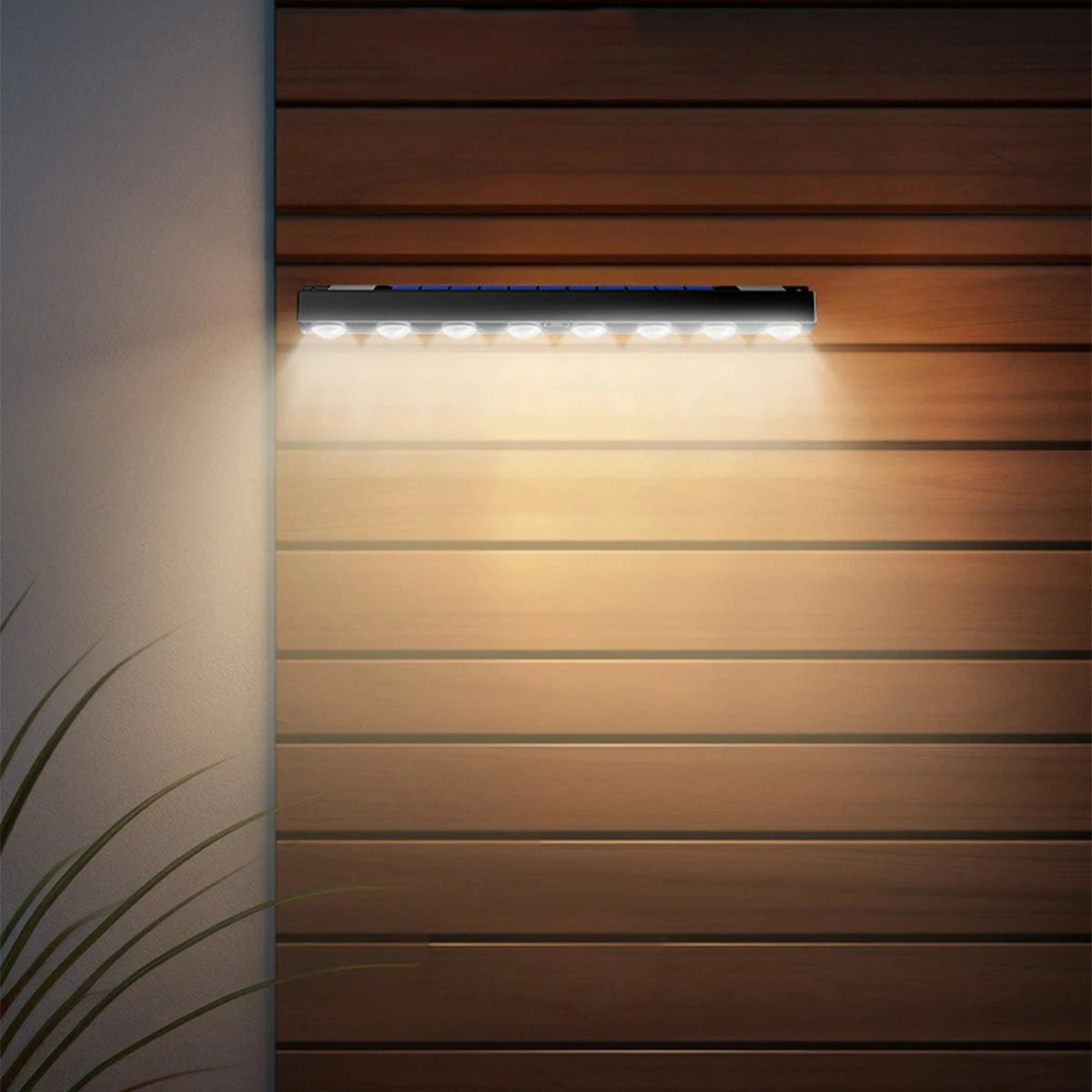 4/6/8LED Solar Wall Light Outdoor Waterproof Garden Decora Balcony Staircase Fence Home Atmosphere Lighting Solar Powered Lamp