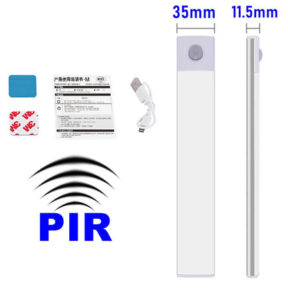Under Cabinet Light Motion Sensor Light Rechargeable Magnetic Led Night Light Closet Light Kitchen Bedroom Lighting Night Light