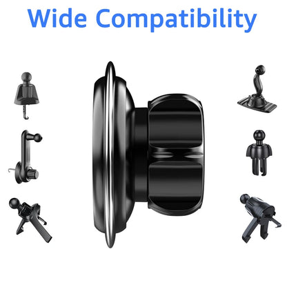 Strong Magnet Car Phone Mount Magnetic Head Base for 17mm Ball Head Car Phone Holder Base GPS Brackets Accessories