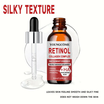 Retinol Collagen Cream Face Facial Anti Wrinkle Serum Remove Dark Spots Collagen Serum Anti Aging Essence Whitening Face Serum