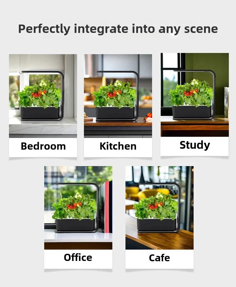 Home Intelligent Hydroponic Vegetable Planter Soilless Planting Equipment Hydroponic Vegetable Pots Plants Flowers Growing Boxes